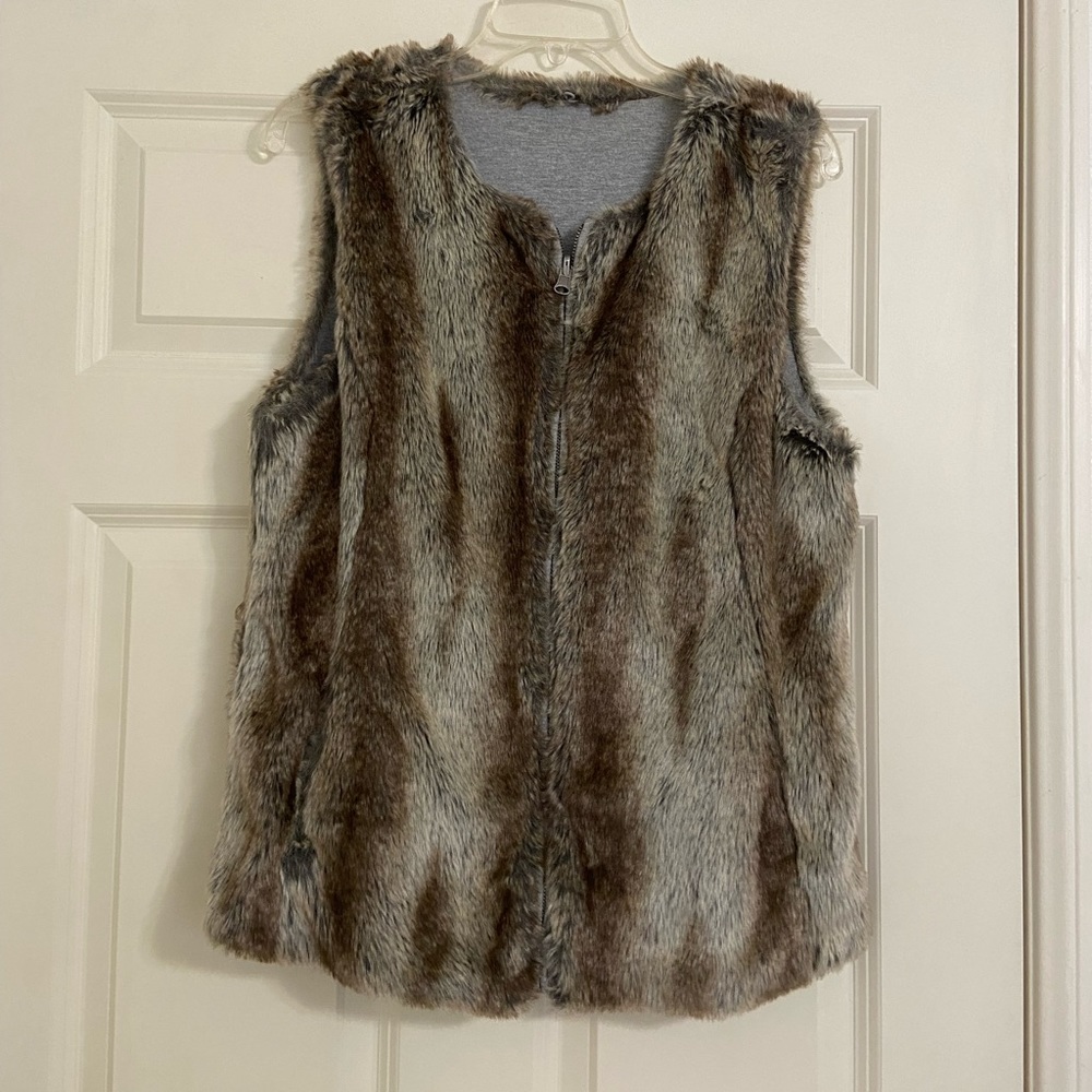 Express Convertible Utility Jacket With Faux Fur … - image 7